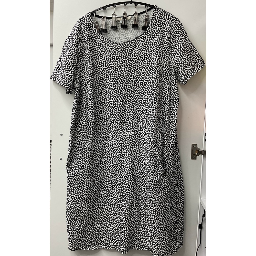 Boden Casual 100% Cotton Pocket Dress Dandelion Floral Print Size UK 16L US 12L